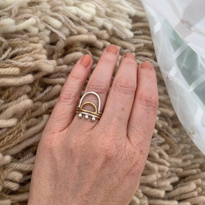 High Arc Stacker Ring for wholesale by 47 Suns