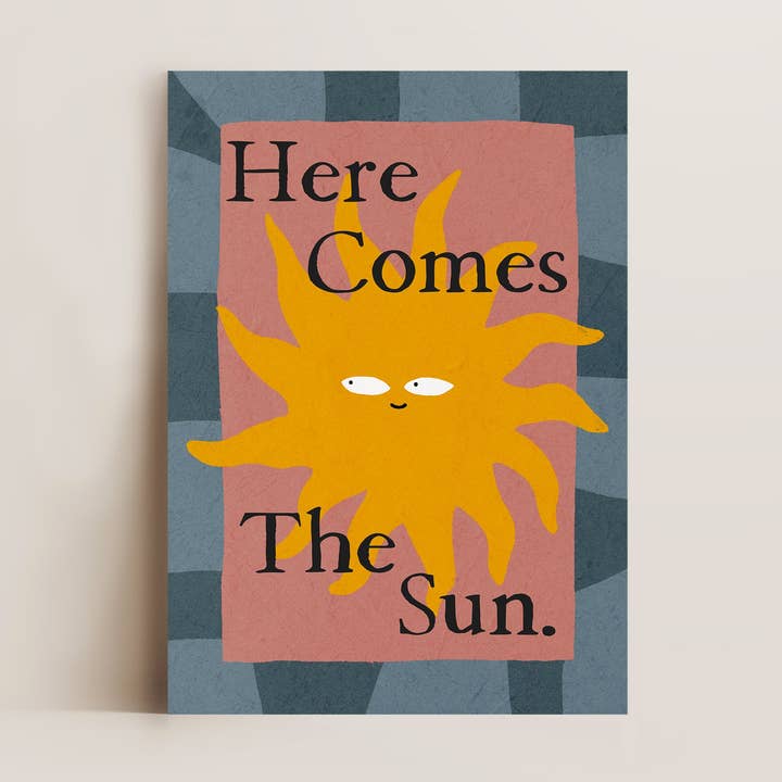 Here Comes The Sun Print for wholesale by Alluvion