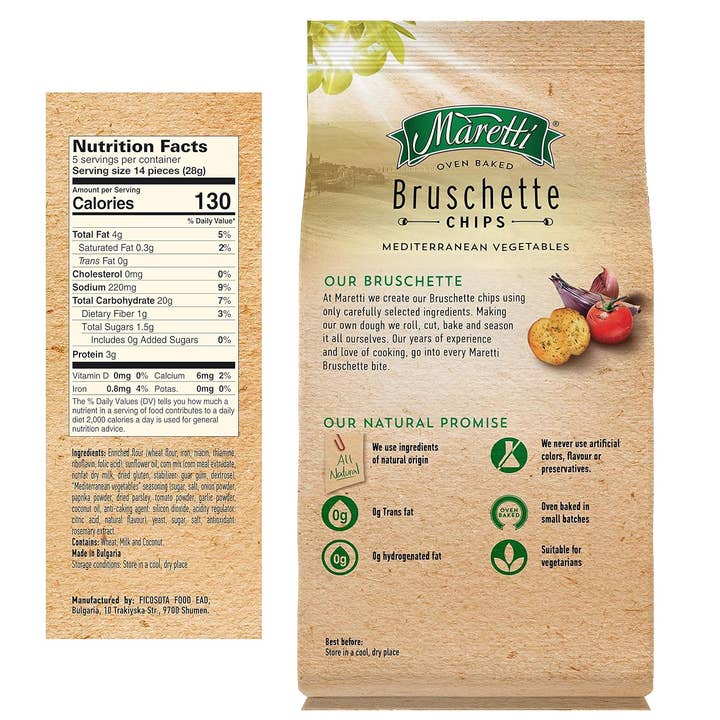 Horizon Top Market - Wholesale Crackers - Bruschette, Mediterranean Vegetables5