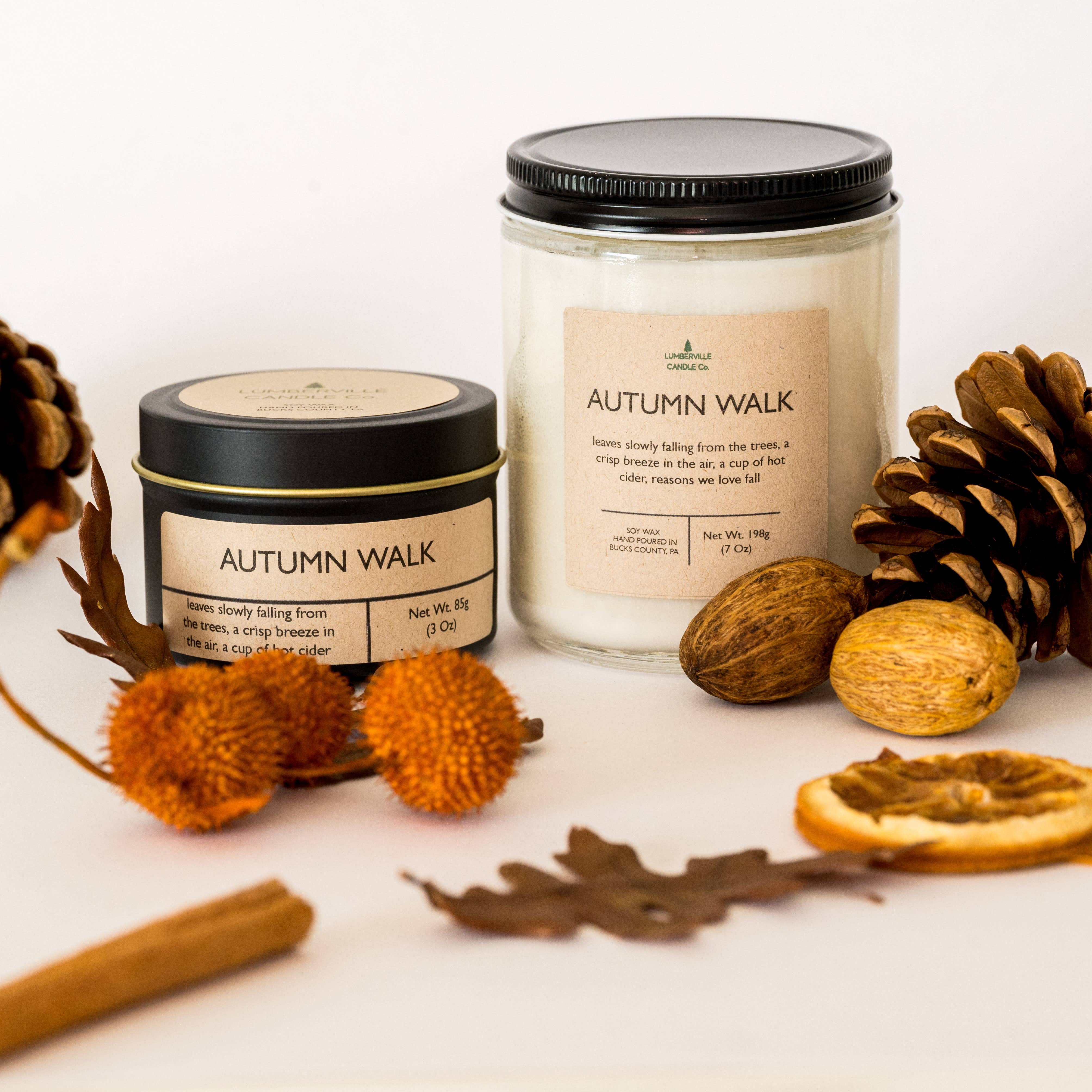 Lumberville Candle Co. - Wholesale Jar/Filled Candle - Autumn Walk4