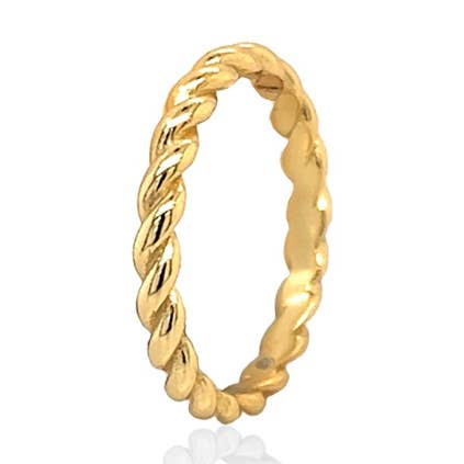 Anneau en corde épaisse pour la vente par Aurora Jewels