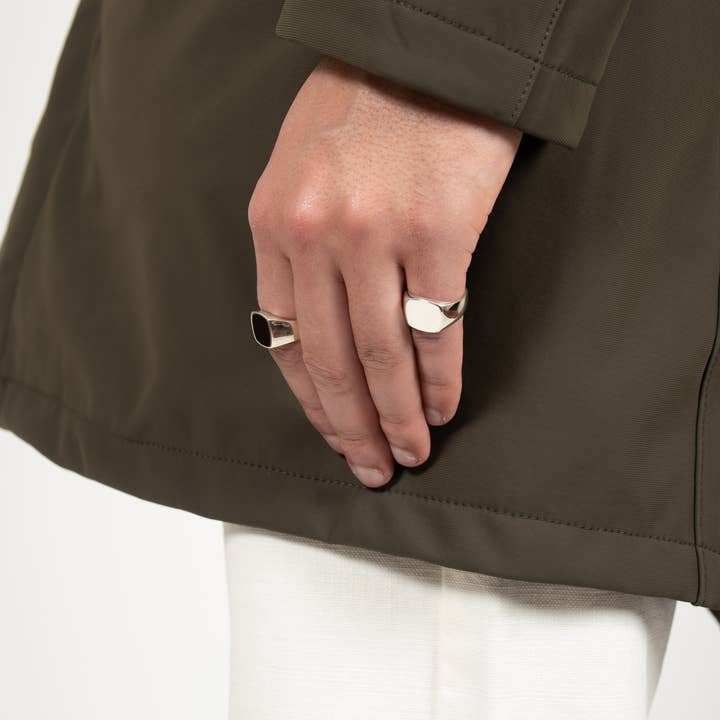 Crés-cere Rings - Wholesale Signet Ring - Stockholm - 925 Sterling Silver Signet Ring - Men