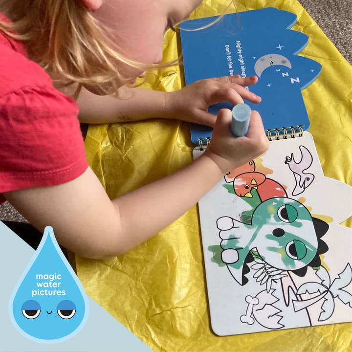 Pango Productions - Vendita all'ingrosso Libro da colorare - Bambini e neonati - Dinosaur Magic Water Book | Libri per bambini | Libro da colorare