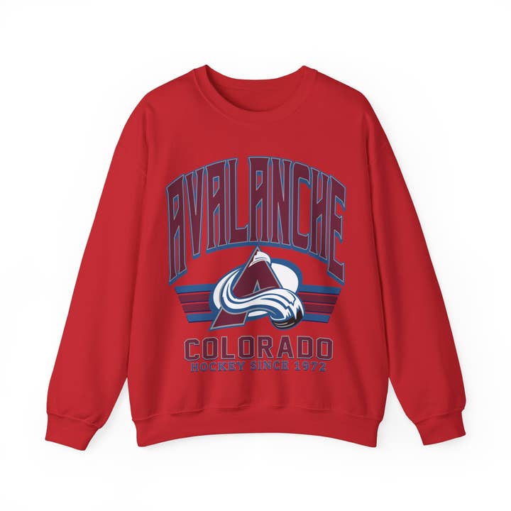 TheKingShirt - Wholesale Graphic Sweatshirt - Women's - Avalanche Hockey Sweatshirt Colorado Hockey Crewneck Gift2