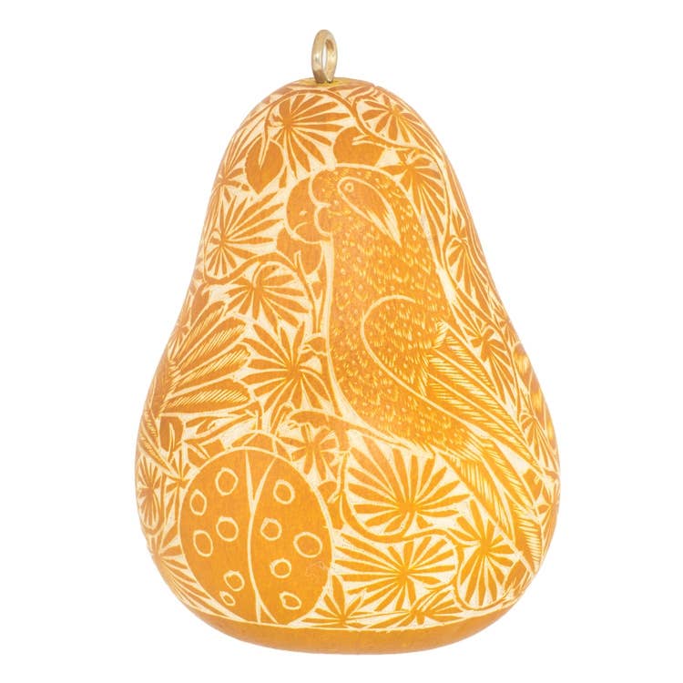 Lucuma Designs - Wholesale Ornament - Tropical Birds - Gourd Ornament - Fine Gift5