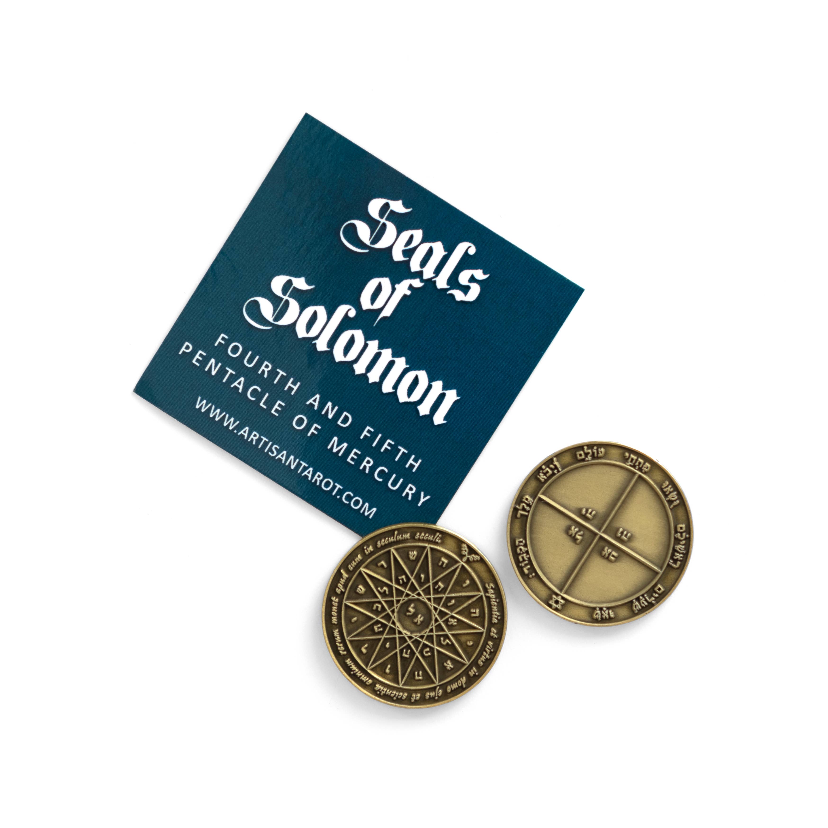 Artisan Tarot – wholesale Meditation supplies – Fourth and Fifth Pentacles of Mercury