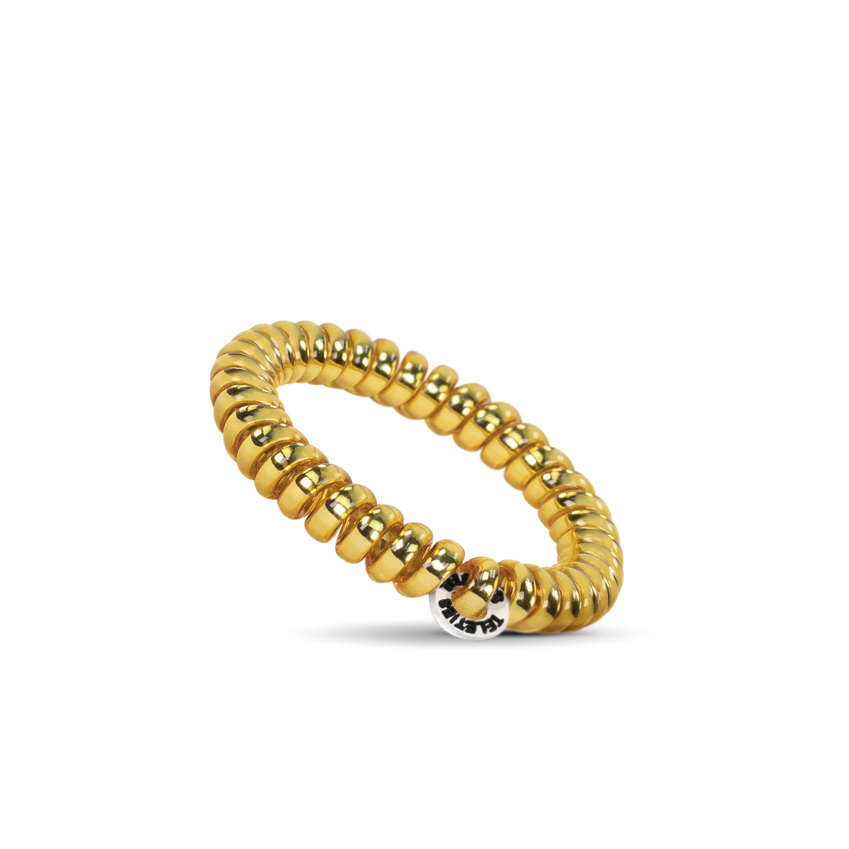 TELETIES - Wholesale Hair Tie - Spiral Hair Coils | Small | Sunset Gold Hair Ties1