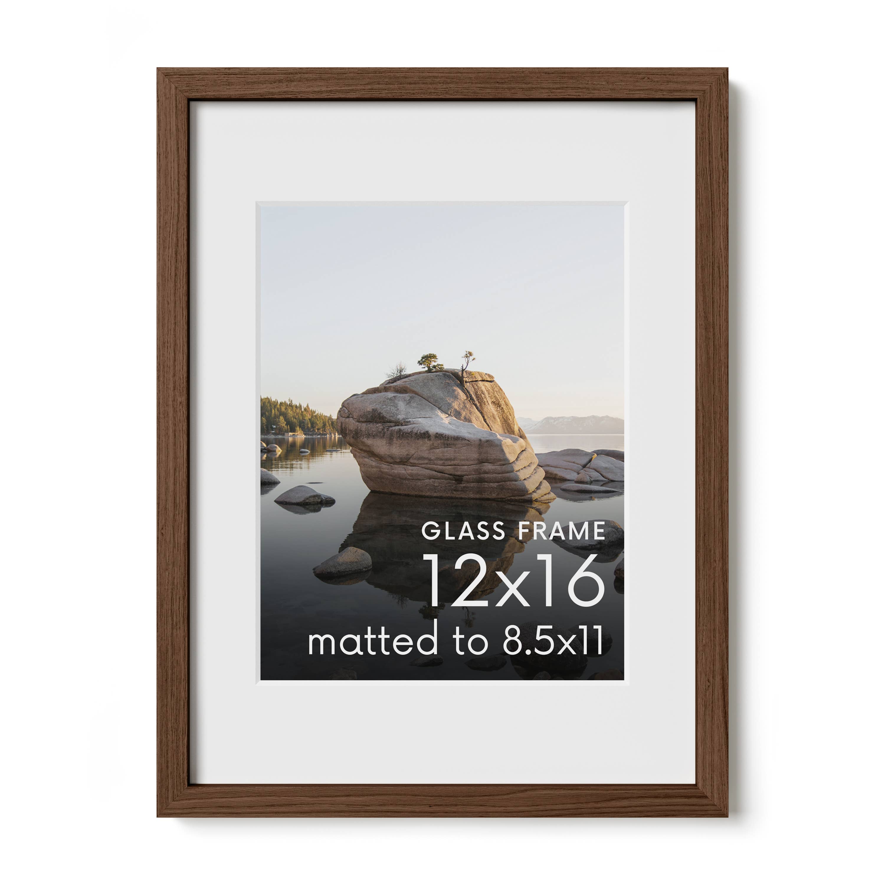 Haus and Hues - Wholesale Picture Frame - Walnut Oak Frame with Glass11