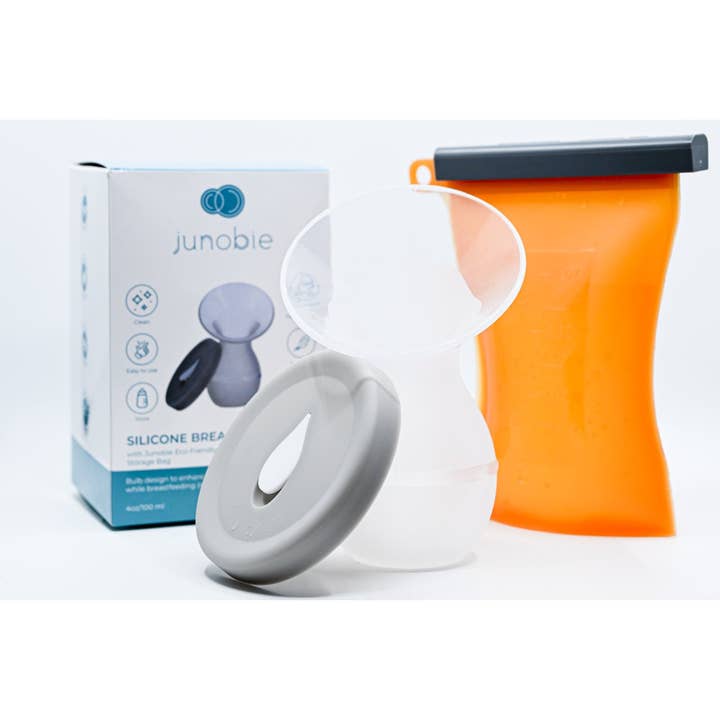 Junobie - Wholesale Feeding Set - Baby - Junobie Bag + Silicone Milk Breast Pump Bundle