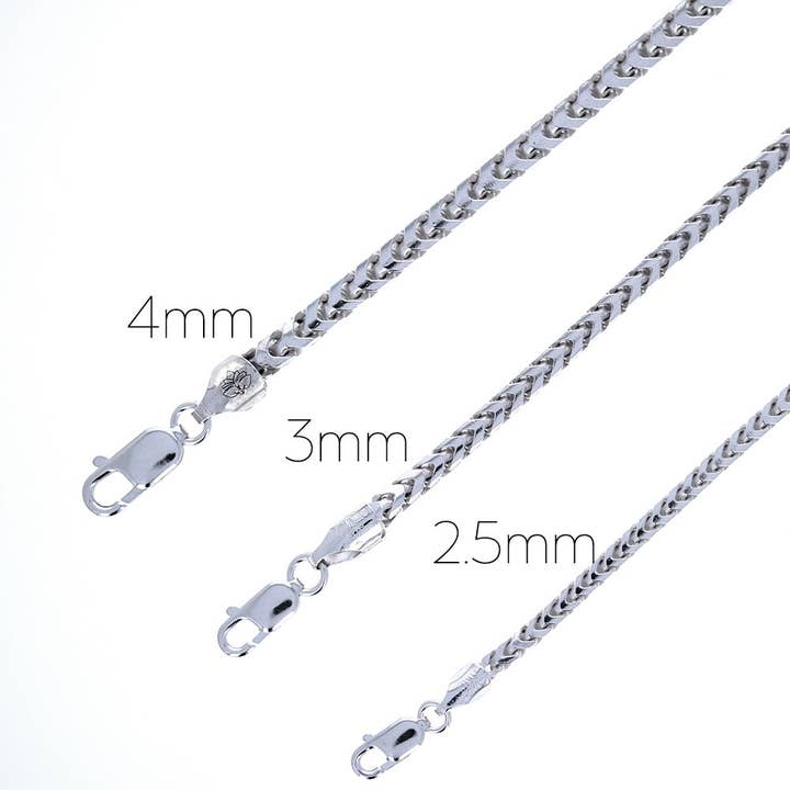 Franco Chain 4mm for wholesale by Mayas Gems