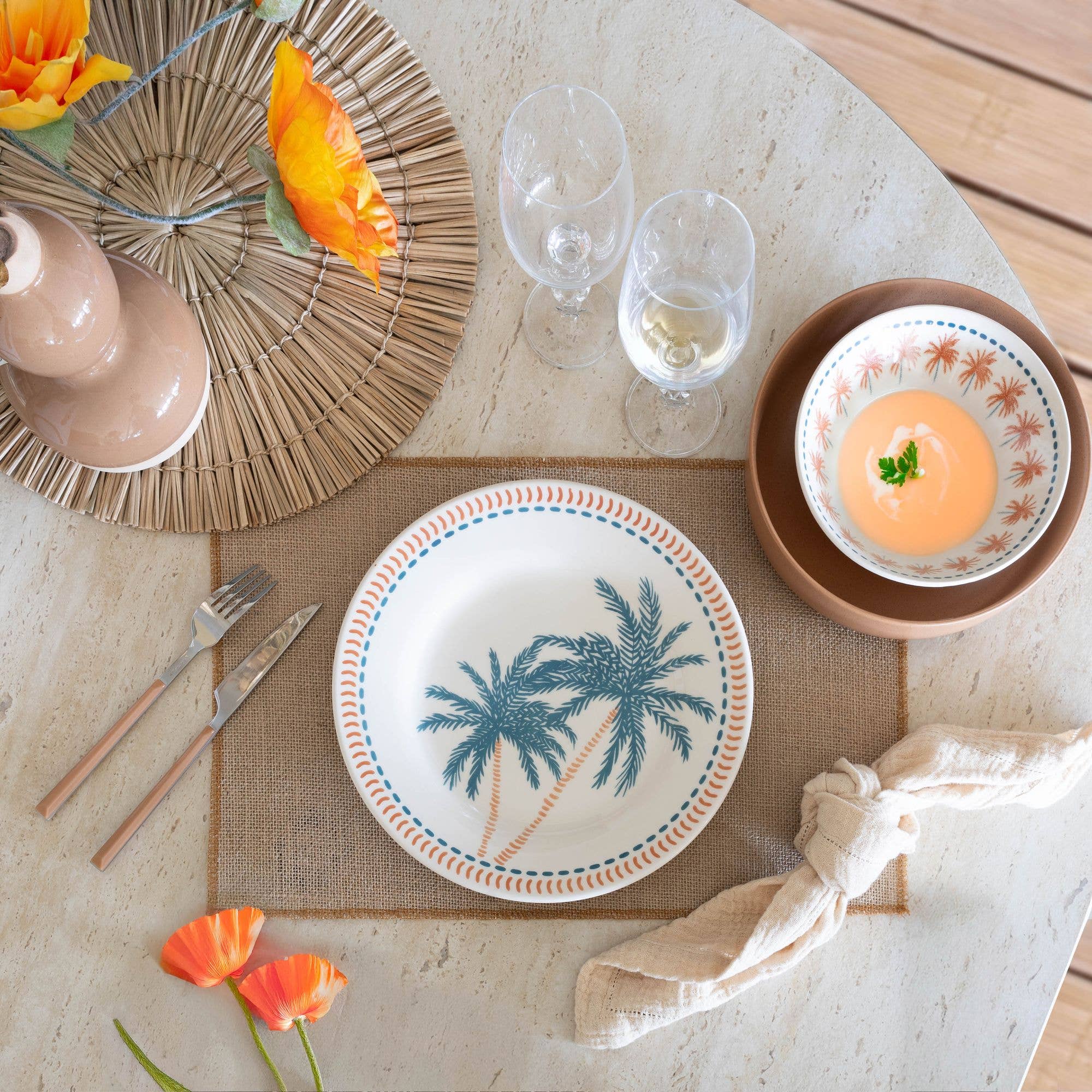 Novastyl - Wholesale Dinner Plate - TROPIQUE 26cm stoneware dinner plate6