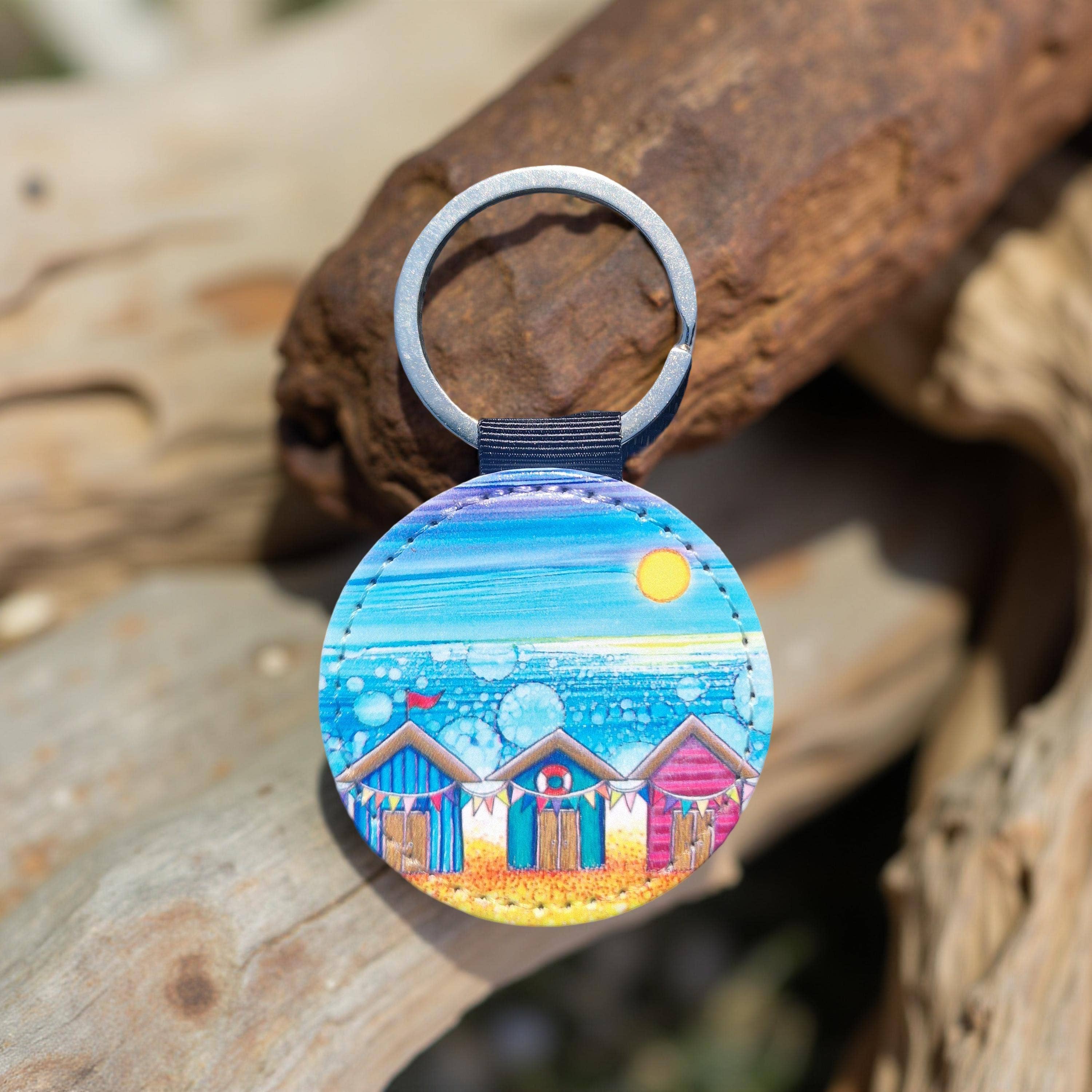 By Jo Crafts - Vendita all'ingrosso Portachiavi - Unisex - 87/90-KR - Portachiavi in Finta Pelle a Forma di Capanna da Spiaggia6