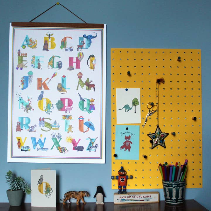 Impression Alphabet Giclée pour la vente par Max Made Me