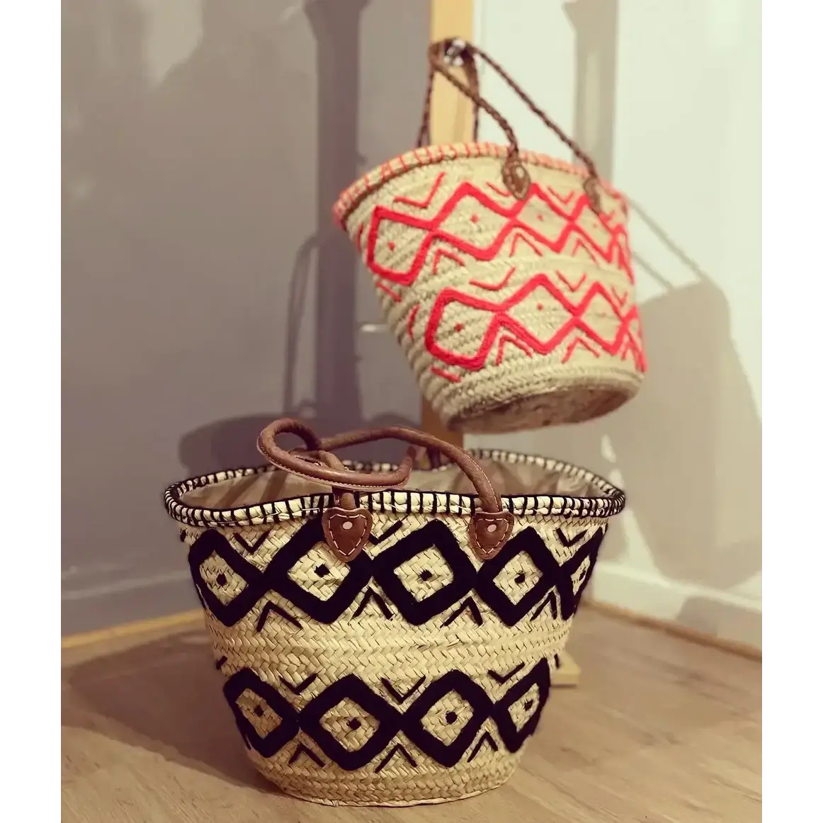 High crafty – Saco de praia por atacado – Saco de praia em palha personalizado – Cabaz em fibras naturais0