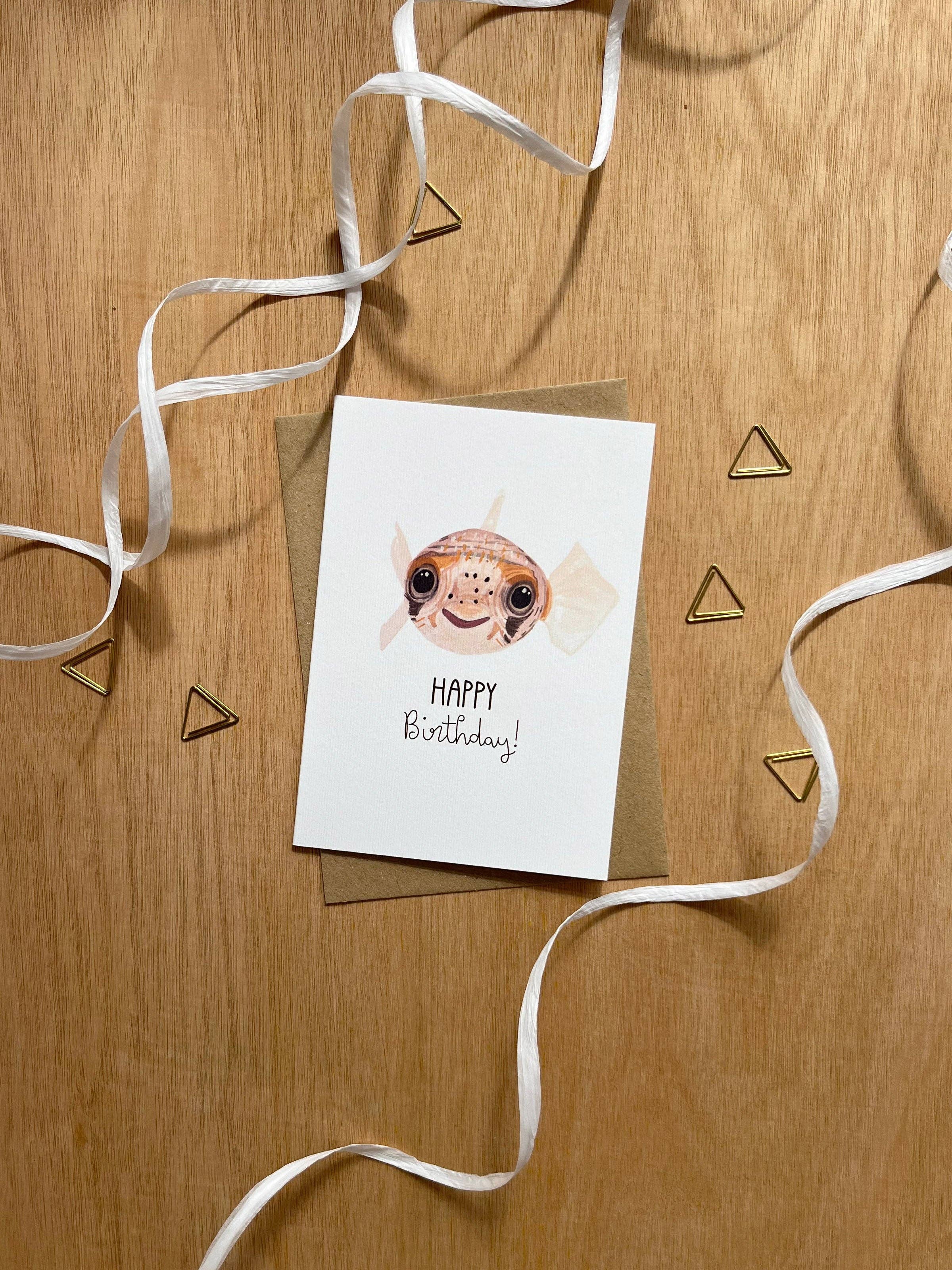 This Thursday - Wholesale Birthday Card - Happy Birthday Puffer Fish Card1