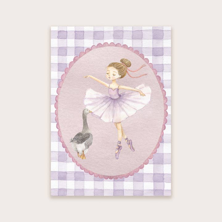 Appeloogje - Wholesale Gewone wenskaart - Ansichtkaart ballerina2