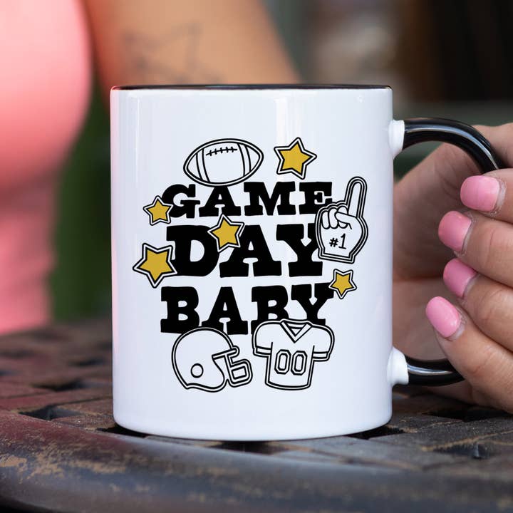 Lucky Luna Apparel - Wholesale Coffee Mug - Game Day Baby Ceramic Mug2