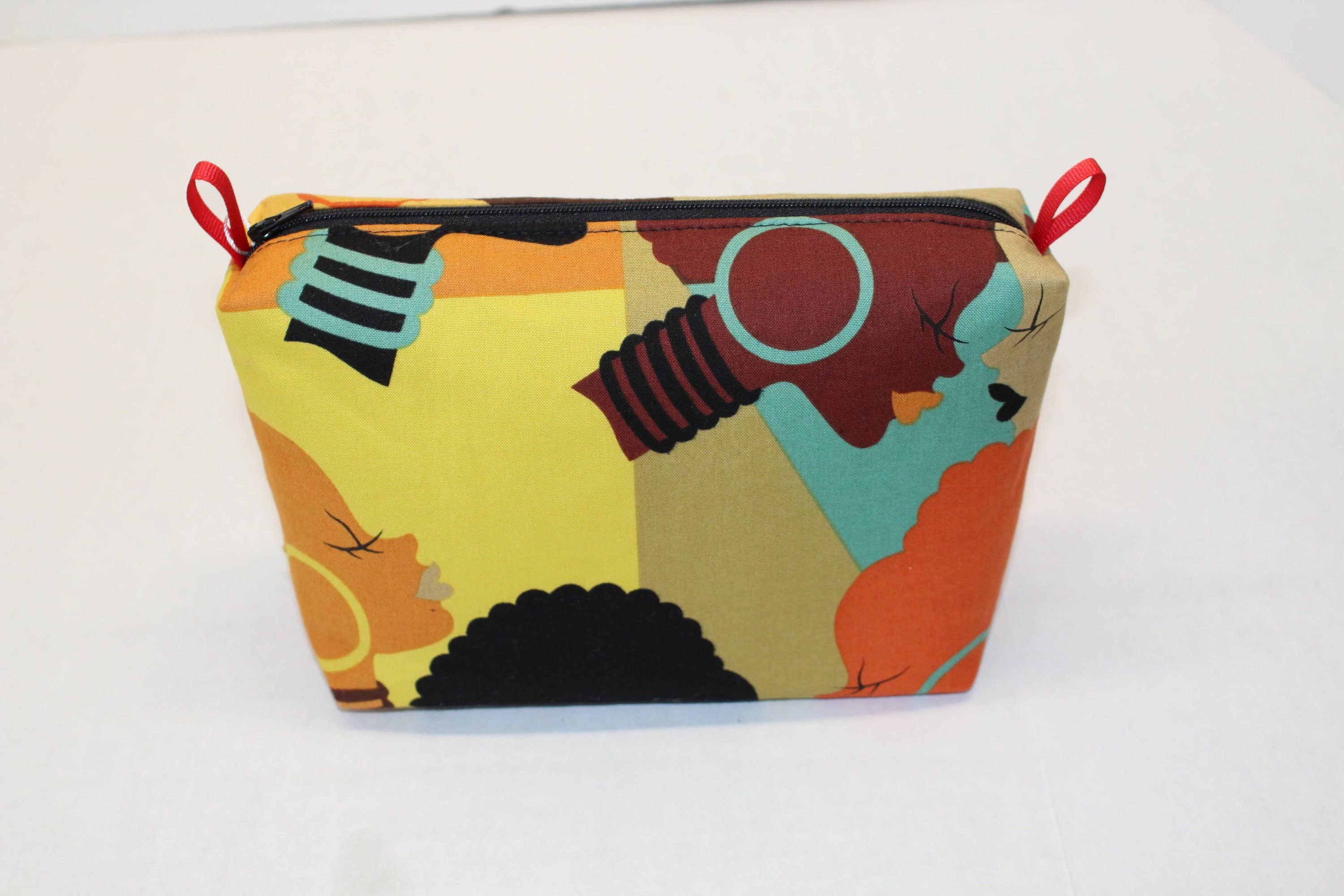 Mawufemor - Wholesale Makeup/Cosmetic Bag - African Print Fabric Cosmetic Zipper Pouch Gift7
