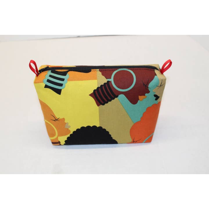 Mawufemor - Wholesale Makeup/Cosmetic Bag - African Print Fabric Cosmetic Zipper Pouch Gift7