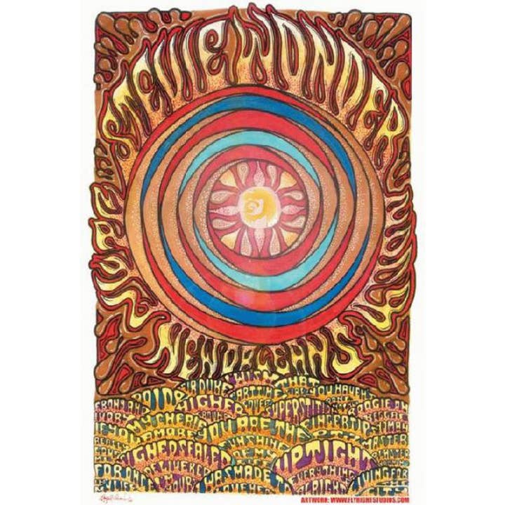 PosterSource - Wholesale Poster - Stevie Wonder New Orleans 2008