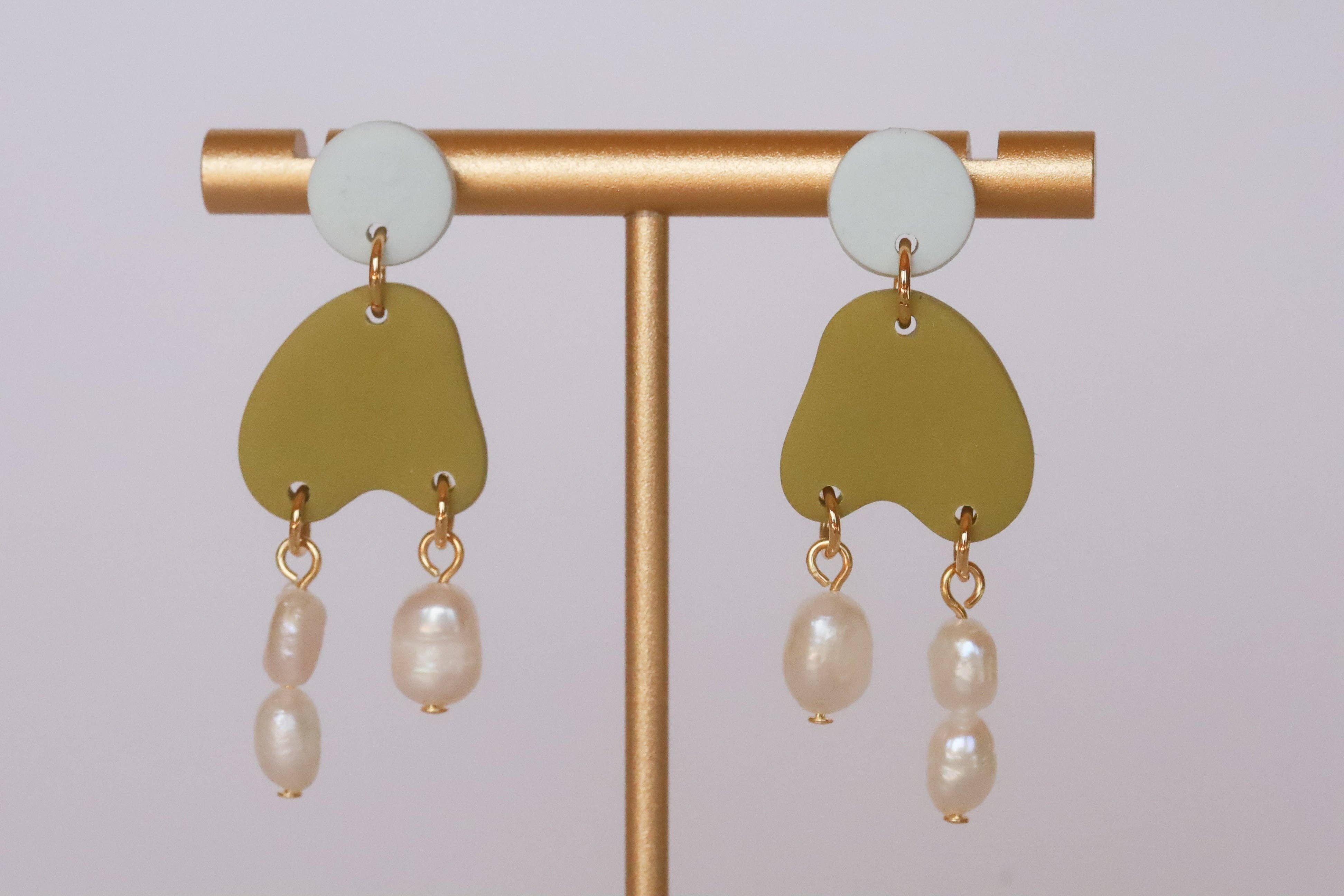 Rainbow's Clay - Wholesale Dangle Earrings - Pearl Drops4