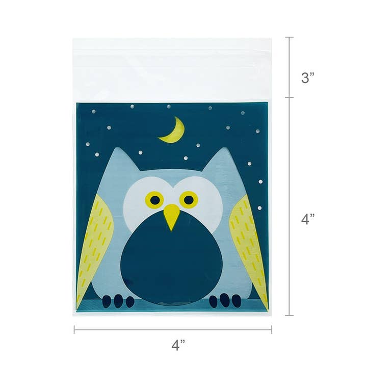 Wrapables.com - Wholesale Food Storage Wrap/Bag - Wrapables Transparent Self-Adhesive 4" x 4" Candy Cookie Bag68