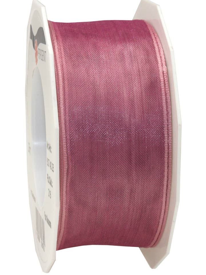 Four Seasons organza rol 25 m rol 40 mm oud roze met voor wholesale door C.E. PATTBERG GmbH & Co. KG