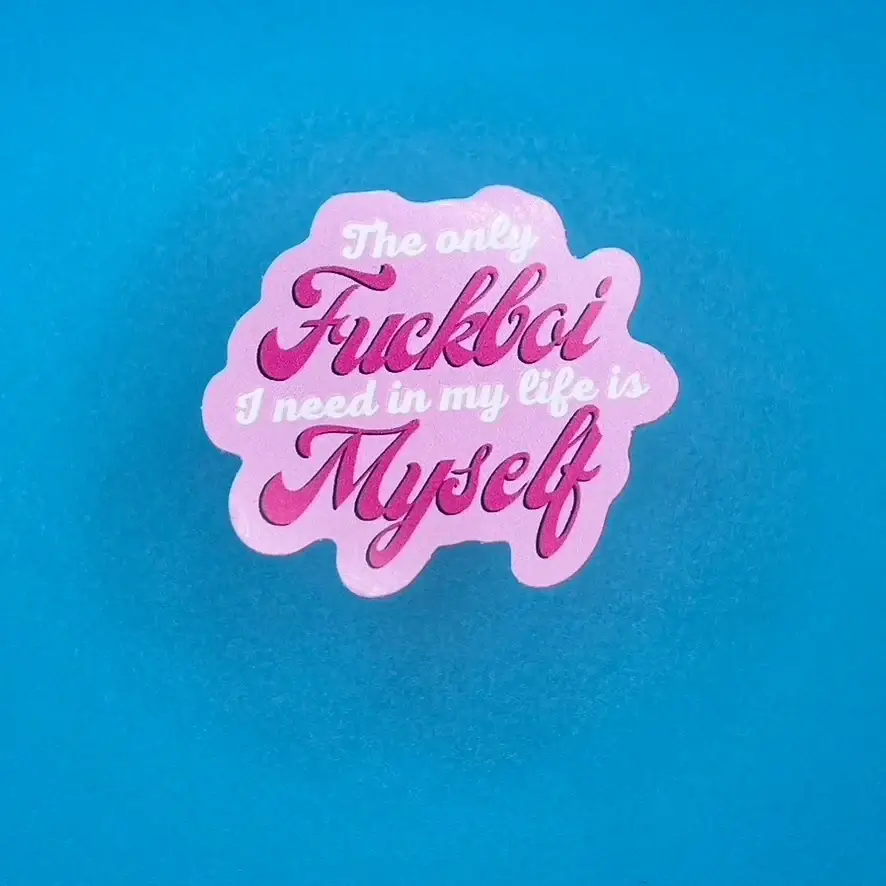 Magick & Macabre Co. - Wholesale Sticker - Mini F*ckboi Sticker | Feminist Sticker | Dark Humor | Queer2