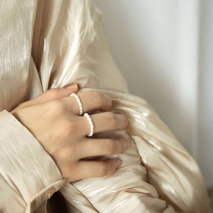 Kleiner Perlenring für den Großhandel von Royalbee