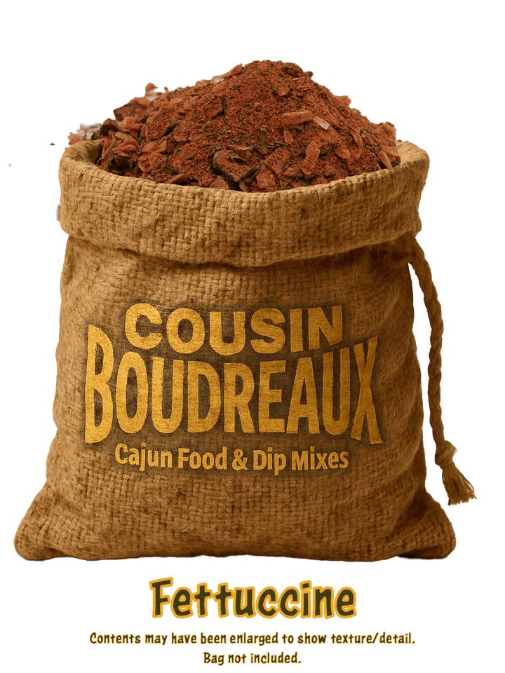 Cousin Boudreaux's Fettuccine Mix for wholesale by Cousin Boudreaux's Cajun Foods