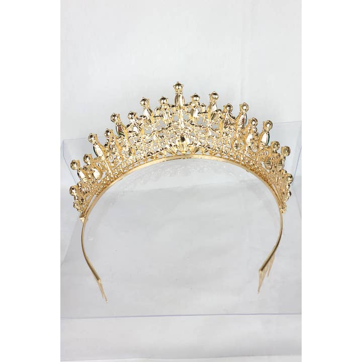 Chicas - Wholesale Tiara - Women's - One Size Fits All Tiara With Jewels HT93217