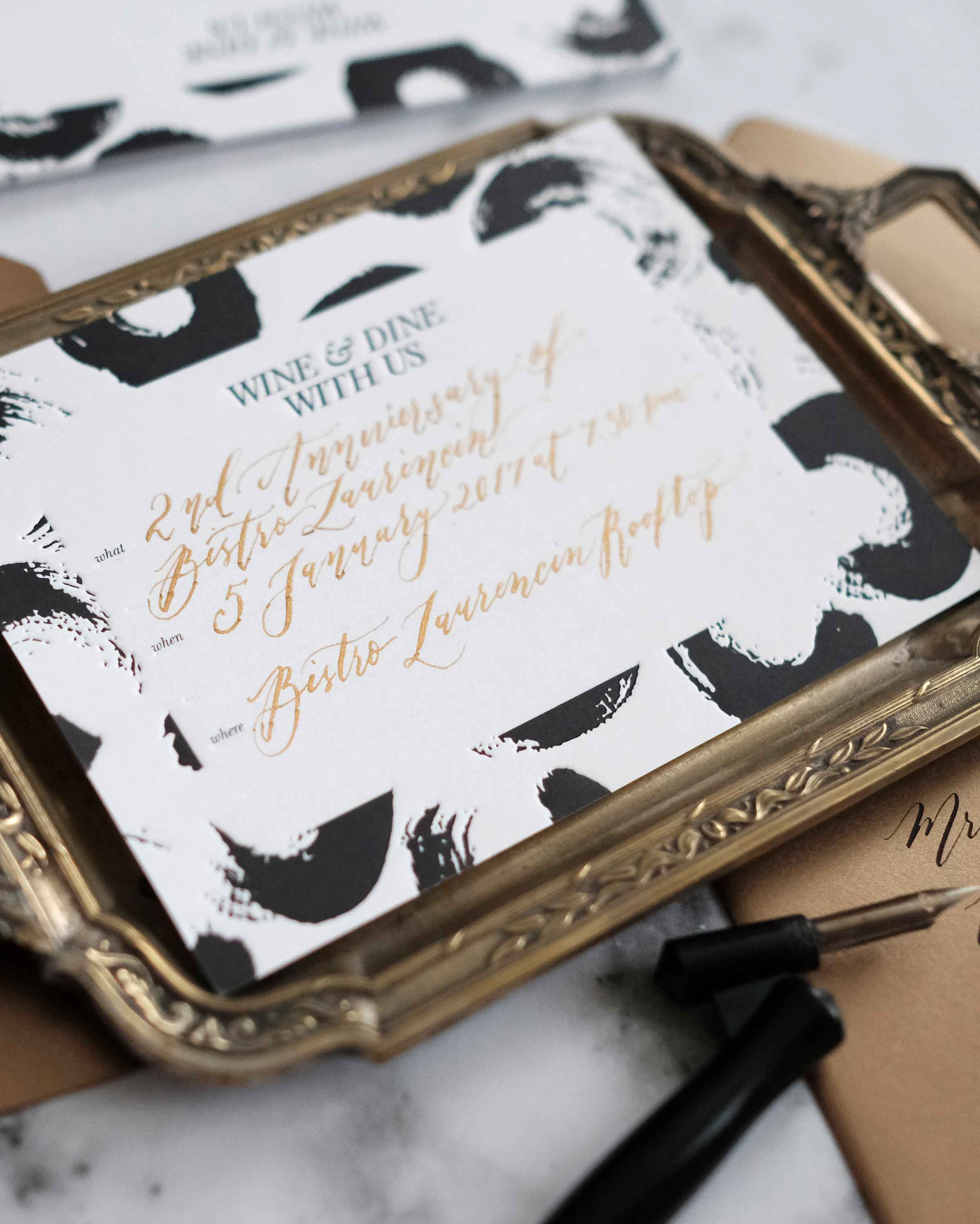 Paper Provision - Wholesale Invitations - Wine & Dine Invitations Set of 81