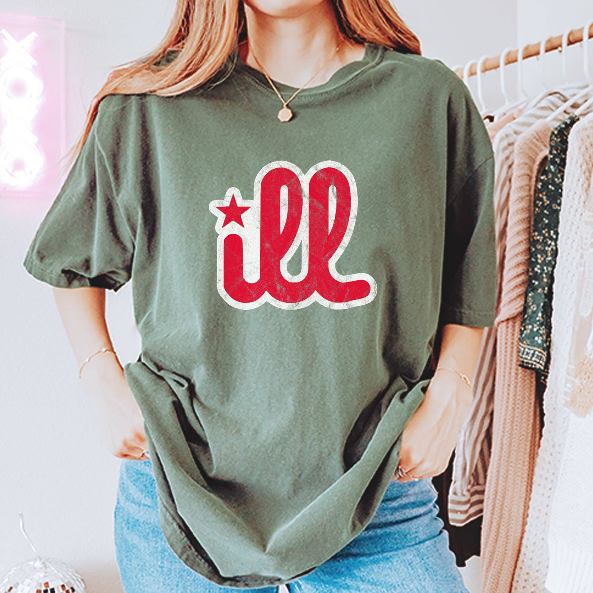 Expression Tees - Vente T-shirt sérigraphié – femme - ILL Vintage C'est Un Truc De Philly T-shirt Vintage Doux Unisexe25