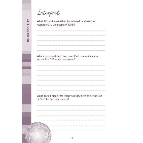 Barbour Publishing, Inc. - Wholesale Religion Book - Romans: An All-in-One Study on Salvation and New Life13