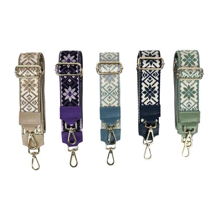 Chenson & Gorett - Wholesale Bag Strap - Women's - Bag Strap with Silver or Gold Clip, per pack13