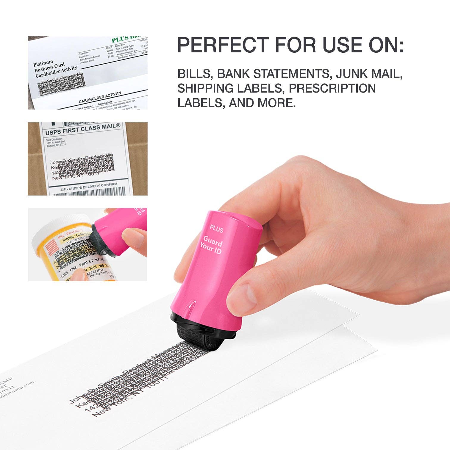 PLUS CORPORATION OF AMERICA - Wholesale Rubber/Decorative Stamp - GYID - Guard Your ID Advanced 2.0 Roller14