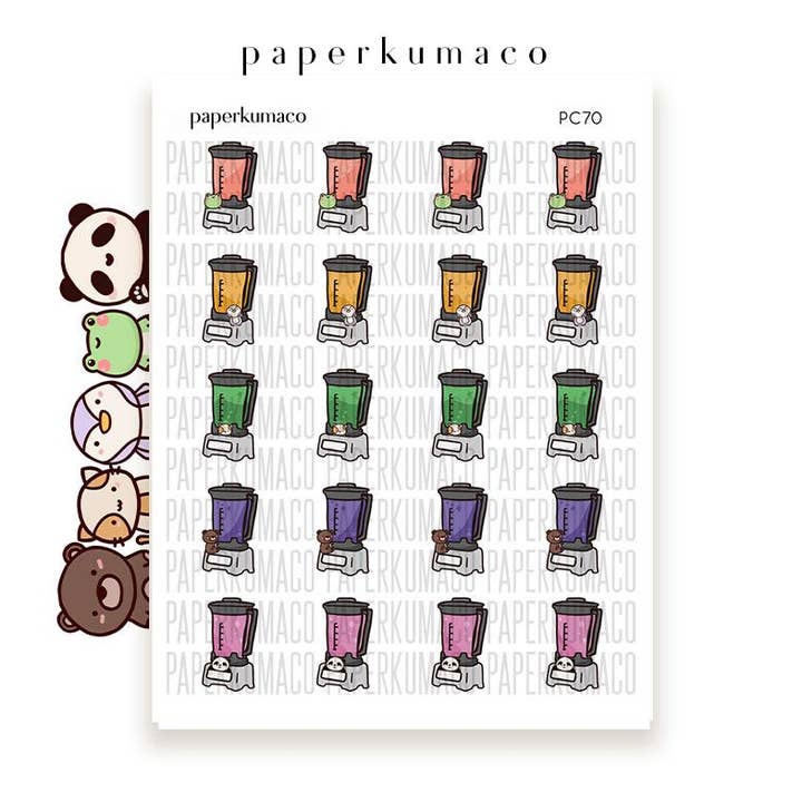 Rainbow Smoothie Squad Sheet voor wholesale door Paperkumaco