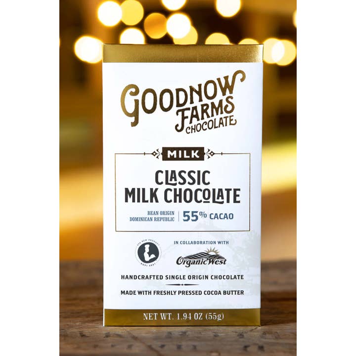 Goodnow Farms Chocolate - Wholesale Chocolate Bar - Milk, Classic Milk Craft Chocolate