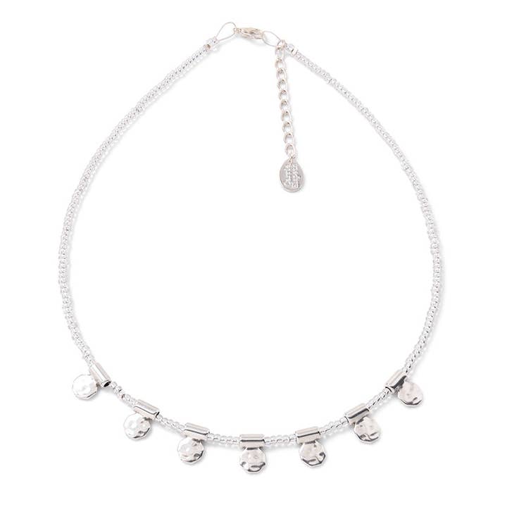Carrie Elspeth Jewellery - Wholesale Beaded/pearl necklace - Silver Strings Necklace1