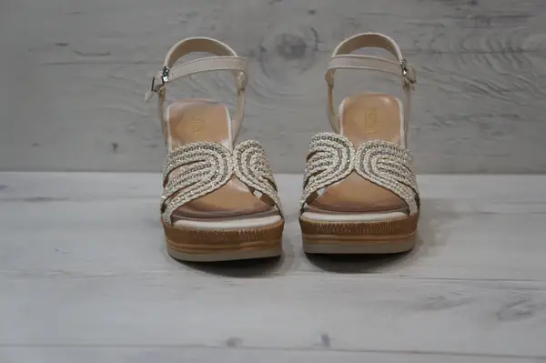 Top Staka - Wholesale Wedges - Women's - A68176Women's Summer Sparkling Wedge Cushion Platform Sandal14