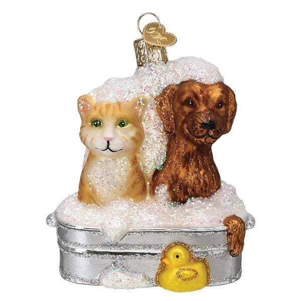 Bubble Bath Buddies 12541 Old World Christmas Ornament for wholesale by Trendy tree