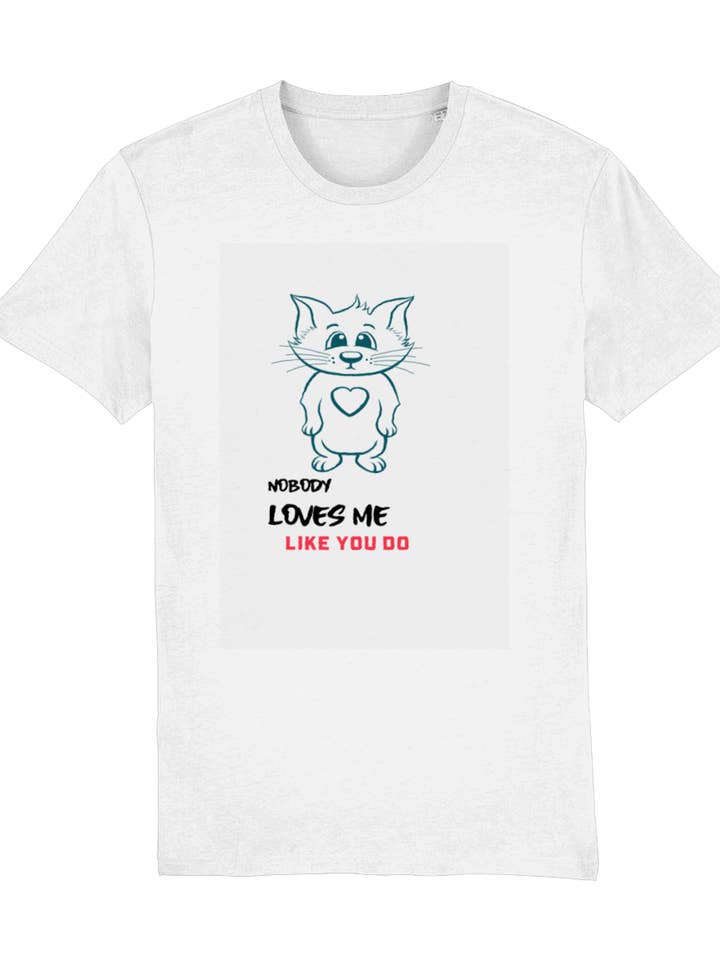 Creator Classic T mit süßer trauriger Katze für den Großhandel von Cool Chilli T-shirts