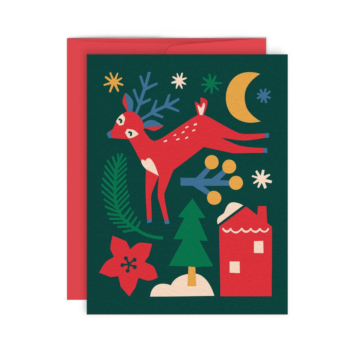 Paperole - Wholesale Christmas Card - BAMBI — Greeting Card