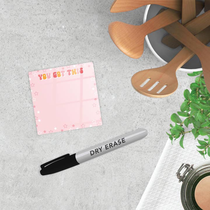 Clairmont & Co - Wholesale Whiteboard/Dry-Erase Board - Dry Erase Glass Tile, Inspirational Gift, Desk Notes, Gifts7