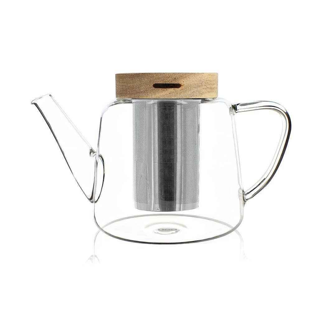 Ogo living - Wholesale Theepot - Gustave theepot van borosilicaatglas met deksel, 680 ml