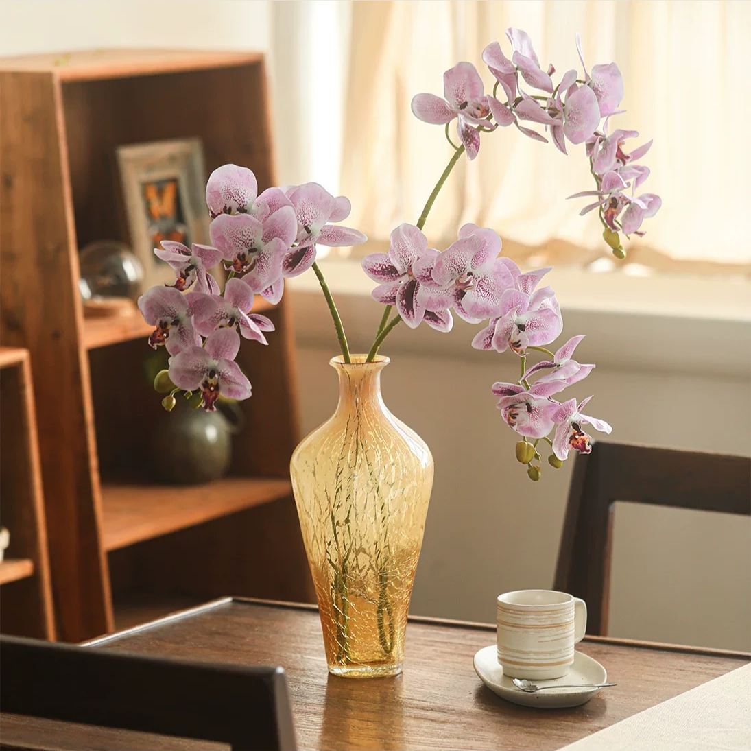 Rustic Reach - Wholesale Artificial Flowers - Real Touch Orchid Stem in Various Colors 35" Tall11