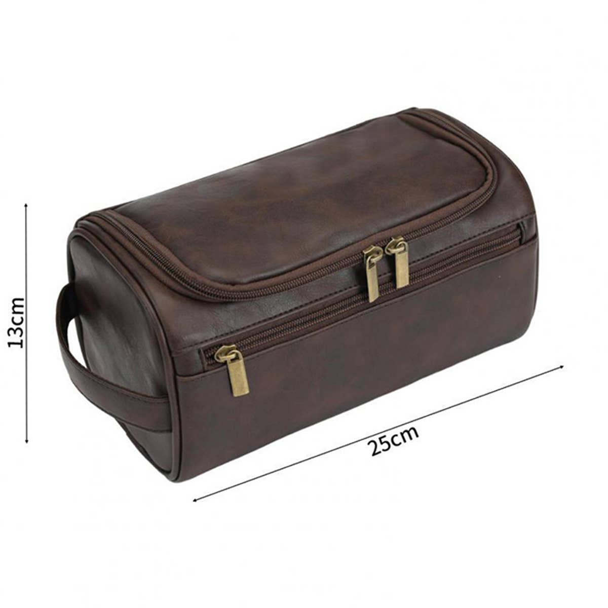 ACCITY - Wholesale Makeup/Cosmetic Bag - RETRO TRAVEL PU LEATHER COSMETIC BAG_CWAB05769