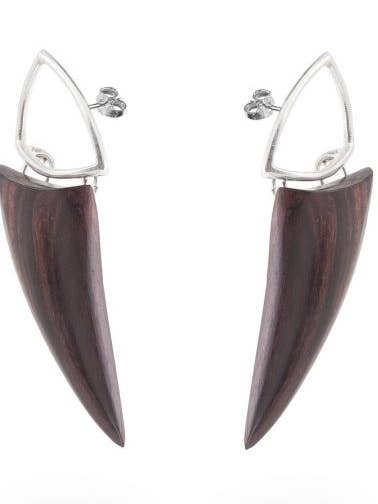 Wood Elements Ohrringe für den Großhandel von GALERIE WENGE
