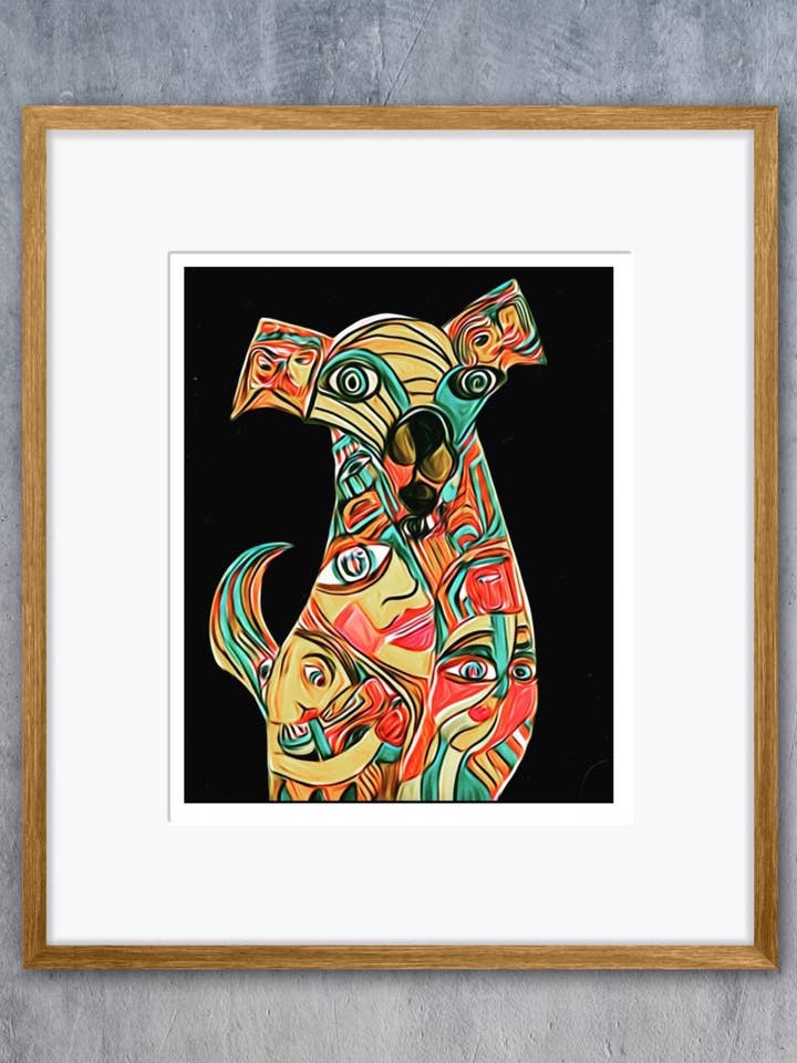 Dog Fine Art Print for wholesale by Art by Hannah Hannah