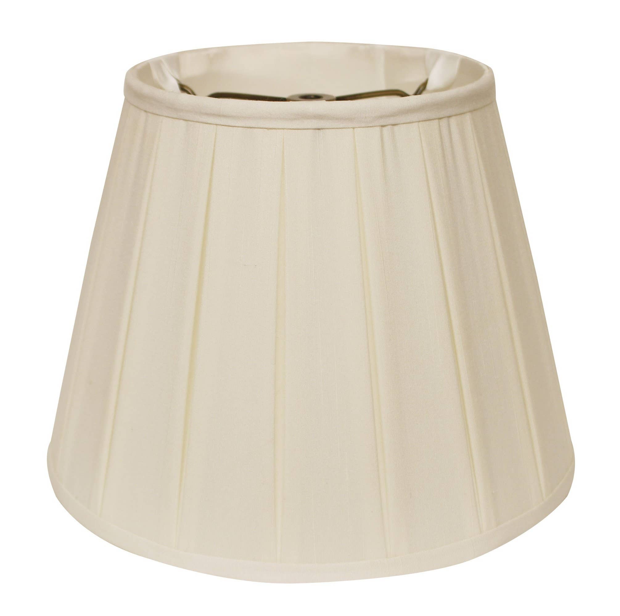 HomeRoots - Wholesale Lamp Shade - 20" Ivory Slanted English Box Shantung Lampshade0